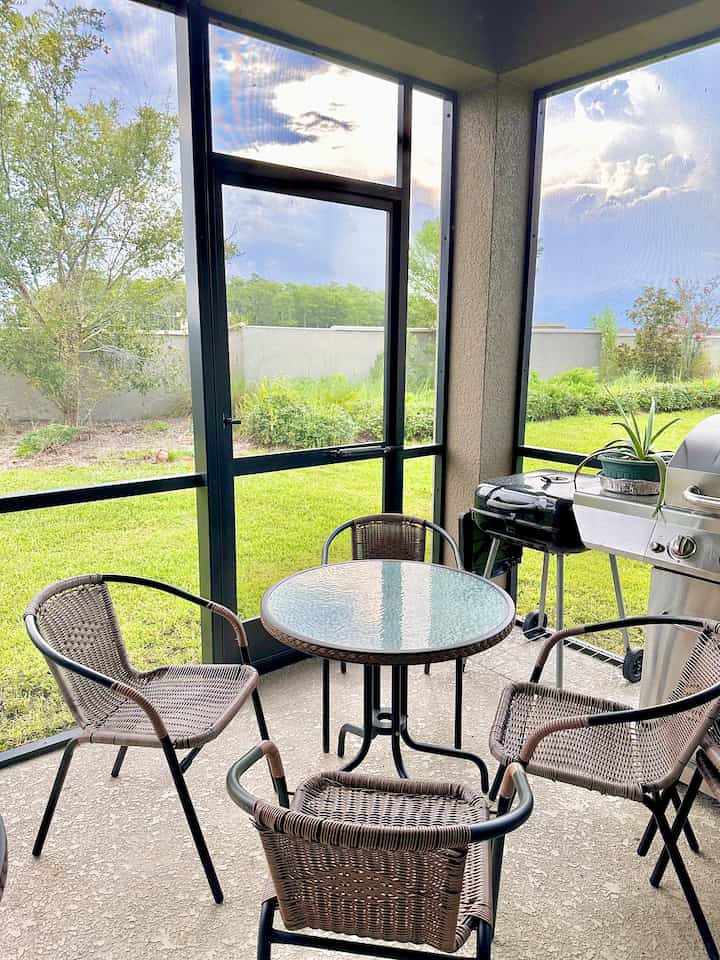 I created a comfortable environment in my home, the design is so cool and the aesthetics are incredible!  #outdoortable 