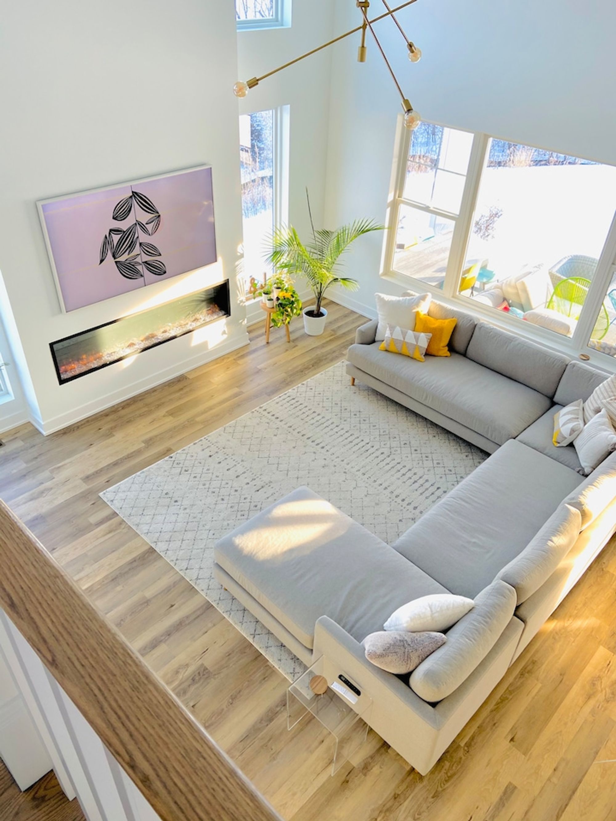Interior Define Winslow Corner Sectional Sofa with Right Chaise