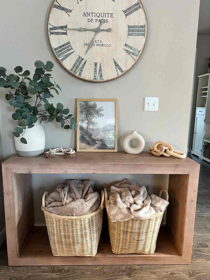 Console Table decor #neautrals #targetfinds #amazonfinds