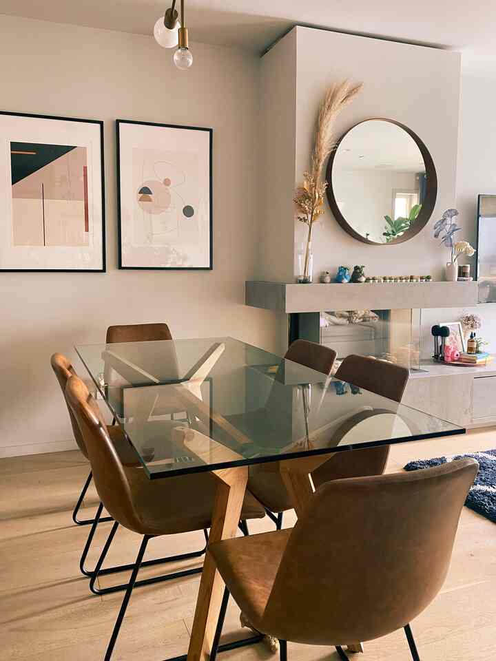 🍽️Gather 'round, foodies and friends! 🍽️

Welcome to my open dining table area. This space is the heart of my home, where hospitality and love for food come alive.🥂🍴 #OpenDiningArea #DiningTable #diningroom 