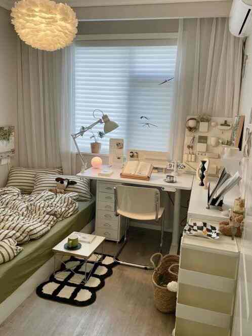 ☺️ my happiest corner where i journal & read! #bedroominspo #WFH #remote