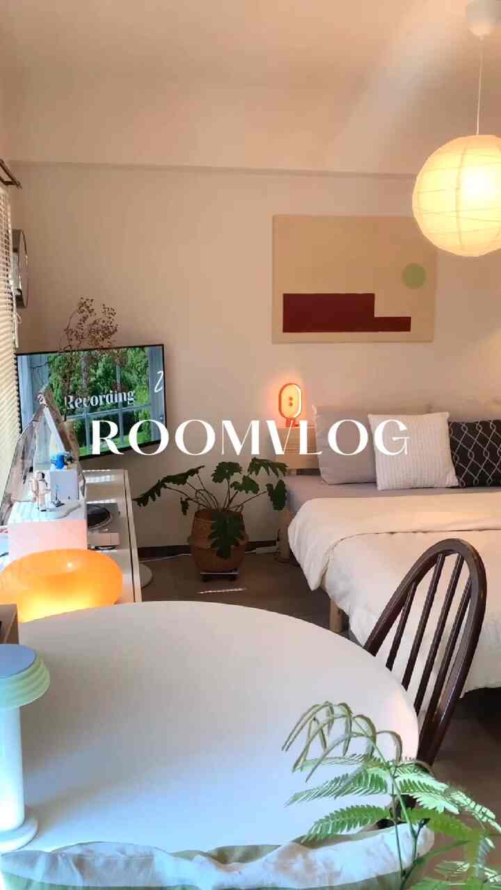 夏のリビングを動画で🌴🌺✨
#IKEA #築古マンション #賃貸マンション #ナチュラルインテリア 