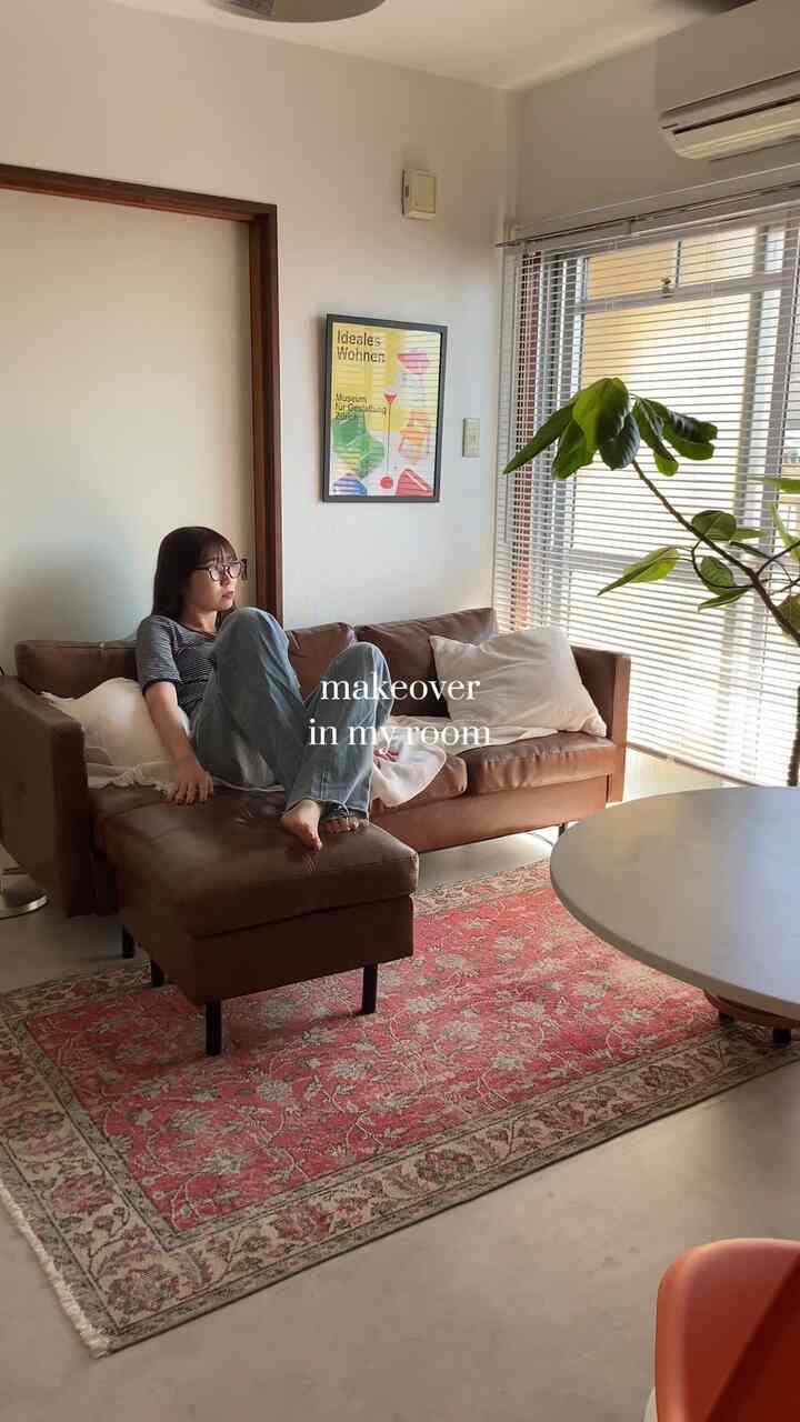 気分転換〜✨🍂🌜

#interior #midcentury #midcenturymodern 
#marketb#lowya #ikea #bauhouse #1dk 
 #インテリア #リビング #生活感のある暮らし 
#ミッドセンチュリー #ミッドセンチュリーモダン 
#テレワーク #在宅勤務 #在宅ワーク#一人暮らし#ひとり暮らし