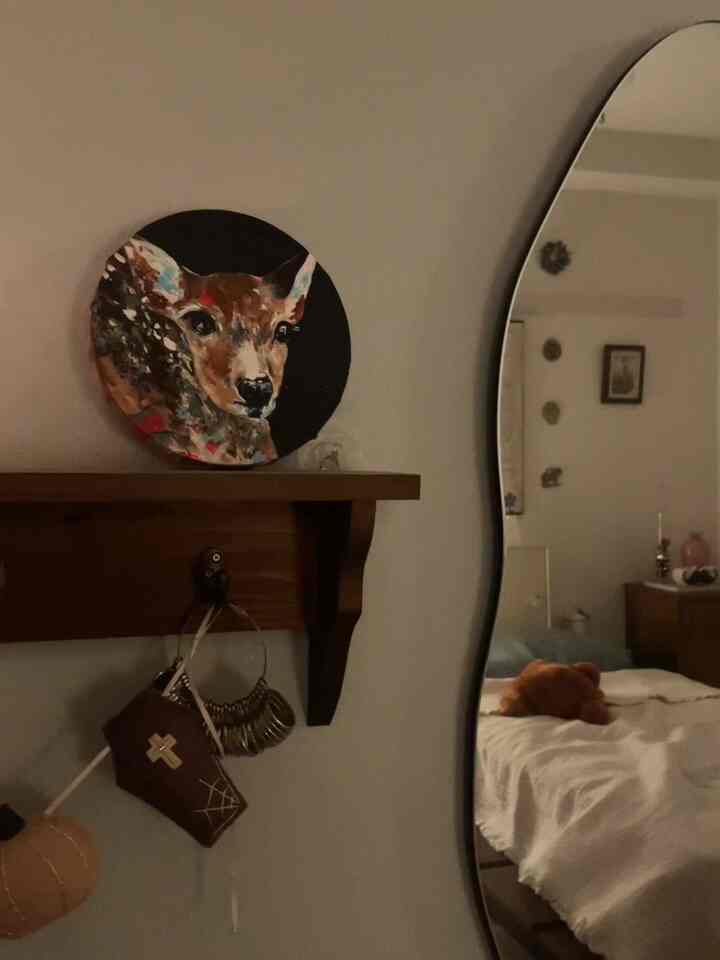 控えめにハロウィン楽しんでます👻
#ハロウィン #インテリア #リビング #一人暮らし #1K 