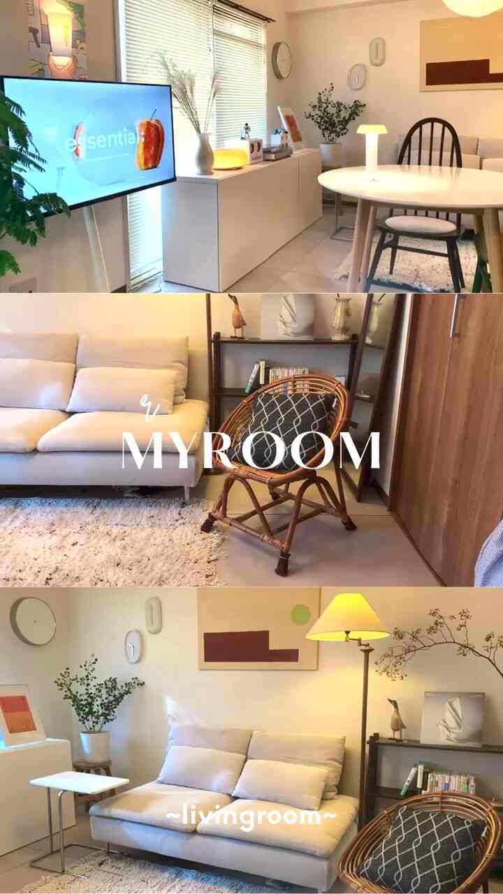 模様替え後のリビングを動画で🛋🍂
#模様替え #リビング #リビング照明 #ダイニング #賃貸マンション #IKEA #ナチュラルヴィンテージ 