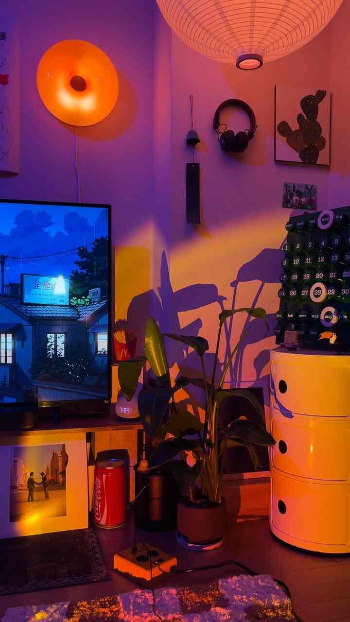 This lofi and lighting is perfect for weekday evening⚡️🤍

#リビングインテリア #照明 #照明効果  #植物インテリア #リビング # #ミッドセンチュリーモダン #インテリア雑貨 #雑貨 
