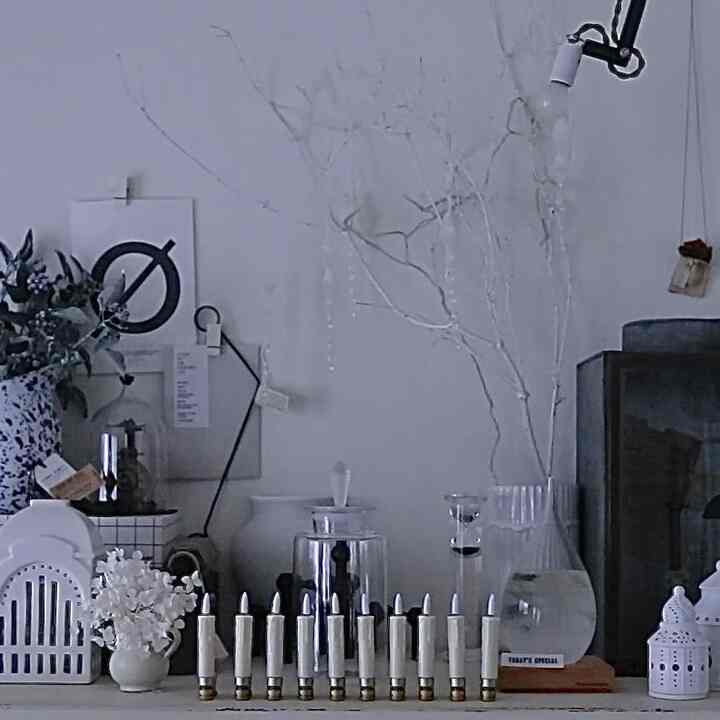 リモコンでon/off出来るキャンドルライト🕯️ 

#キャンドルライト
#クリスマス
#クリスマスディスプレイ
#クリスマスインテリア
#antry