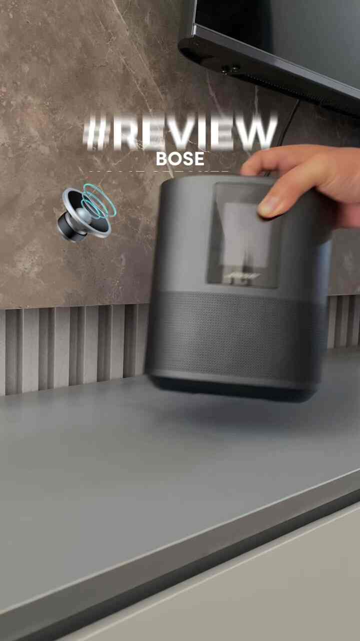 [サウンド ON!] 音は本当に良いです!👍🏻🔊#homespeaker #smartspeaker #bose