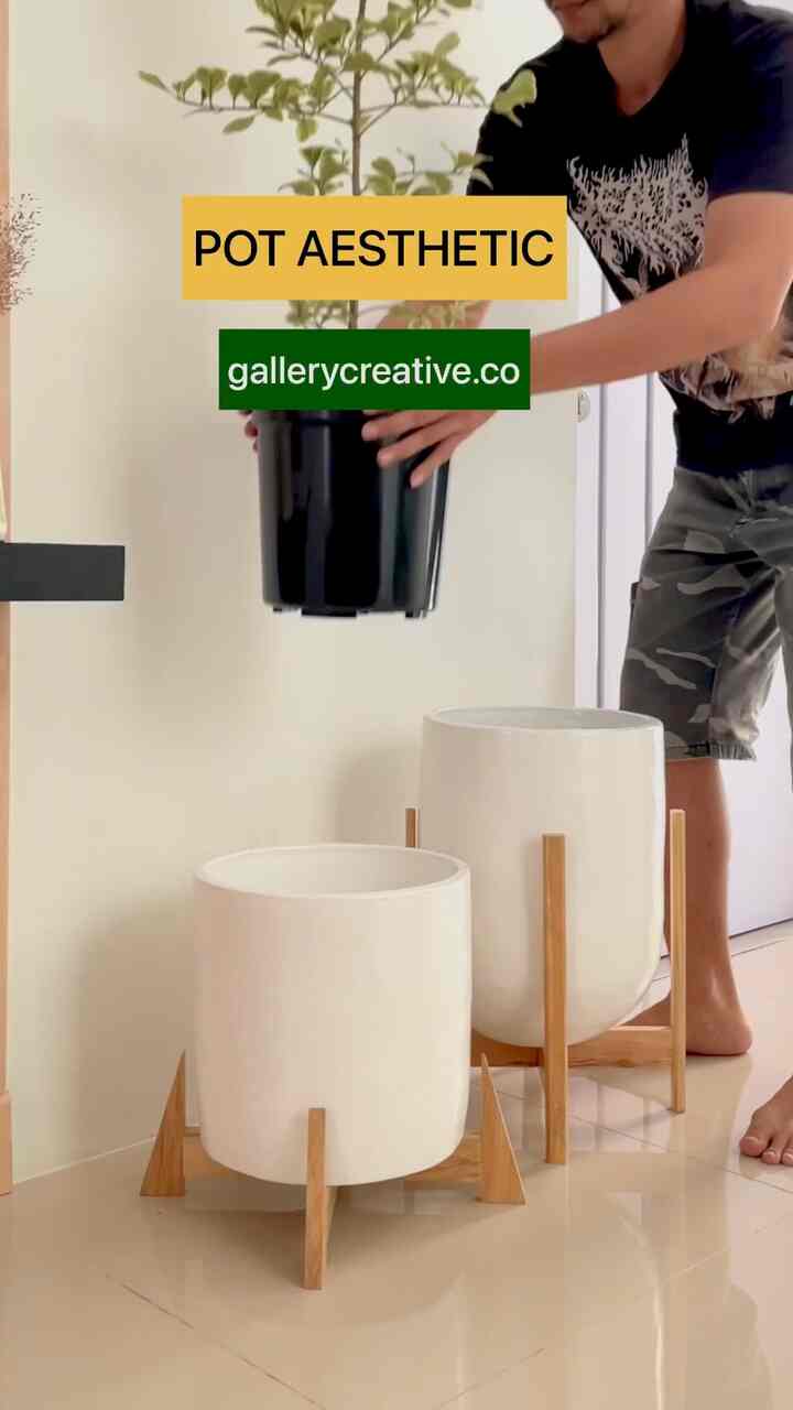 vas bunga estetika #pottanahliat #potbunga #vasbunga #homedecor