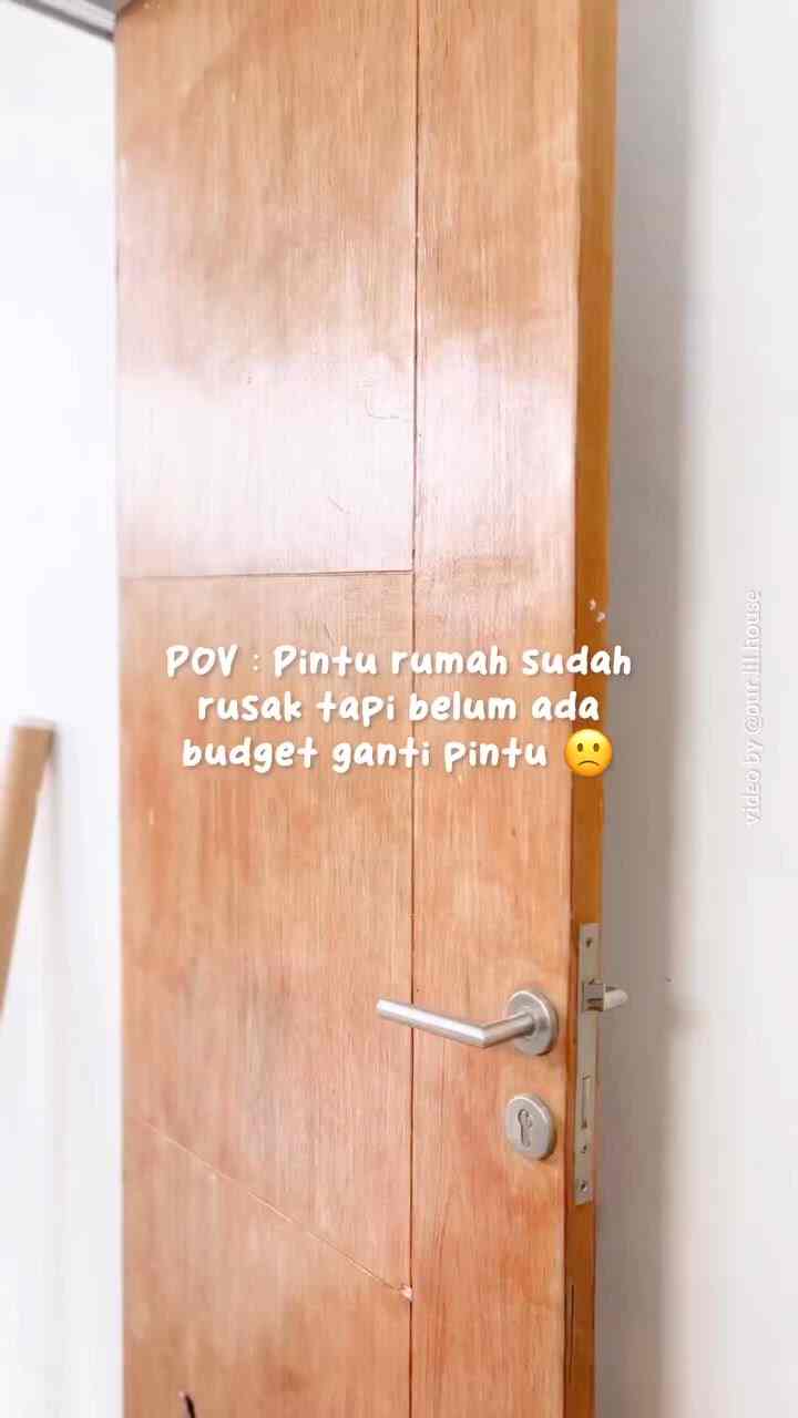 Our Lil House - Makeover Pintu

Pintuku sudah rusak, ingin ganti yang baru tapi belum ada budgetnya☹️ Akhirnya aku DIY pintu biar keliatan bagus lagi pakai PVC Sheet motif kayu. Akhirnya jadi seperti baru lagi kan! Dan menambah estetik rumah juga!☺️

#ShortVideoContest #DIY #Makeover #Pinturumah #InspirasiRumah