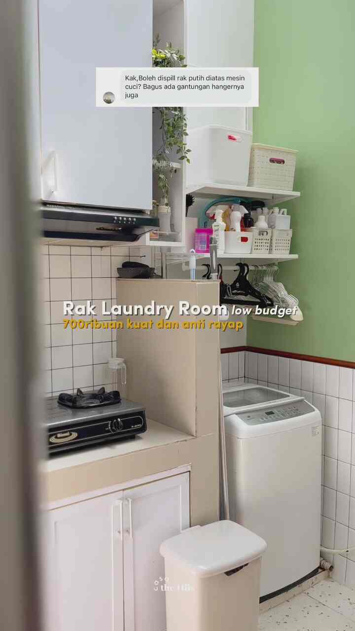 📌 SAVE and SHARE - Rak laundry room LOW BUDGET

Salah satu yang sering ditanyain "kak spill rak diatas mesin cucinya dong?.."

ini beli di @ikea_id 
namanya BOAXEL
detailnya ada di video ya

Materialnya semua dari baja jadi kuat, perawatan mudah, dan anti rayap ✨

#casathehils #HomeStylingVideo #VideoHomeDecor #InspirasiDekorRumah #laundryroom #laundryroommakeover #laundryroomdecor #beforeafter #homedecor #inspirasirumah #laundryroomminimalis #laundryroominspo  