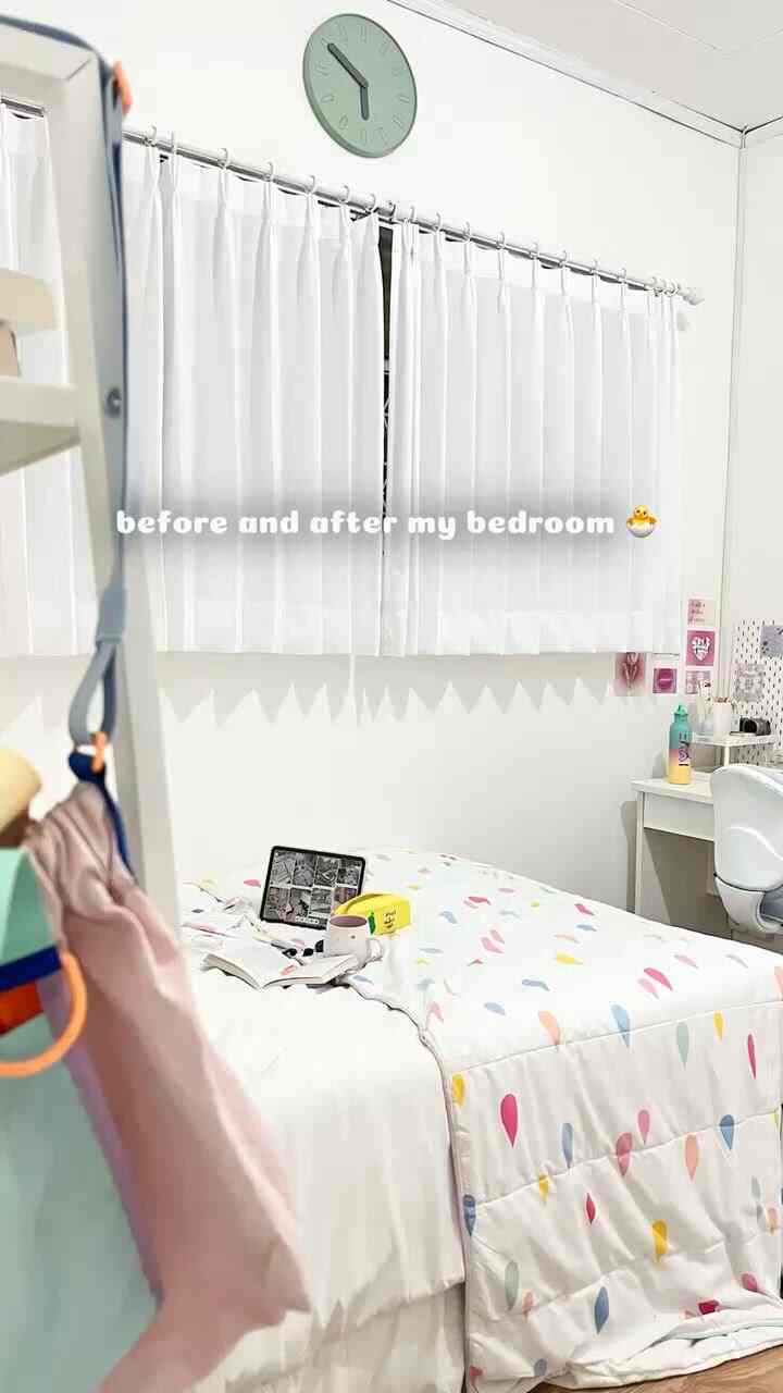 sebelum dan sesudah kamarku✨ 
.
.
#HomeStylingVideo #VideoHomeDecor #InspirasiDekorRumah