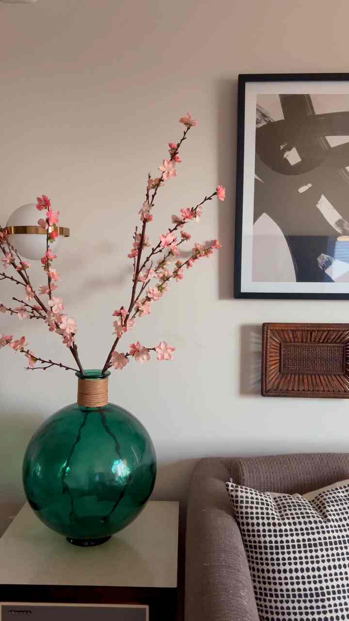 #gallerywall #art #minimalist #chic The living room’s gallery wall**