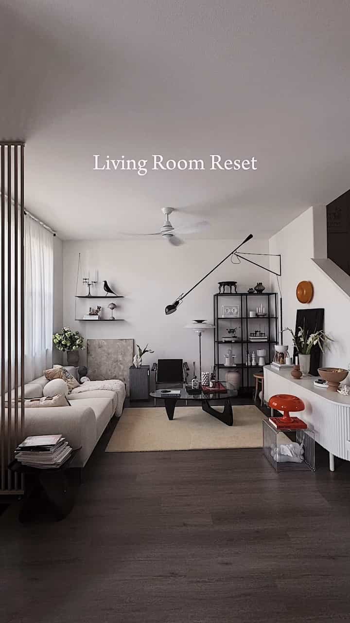 Mid-Century Modern living room reset 


#livingroom #livingroominterior #livingroomdecoration #livingroomreset #homedecor #lamp #lightinginterior #Mid-CenturyModern #Nordicinterior #nordicstyle #homedecor 