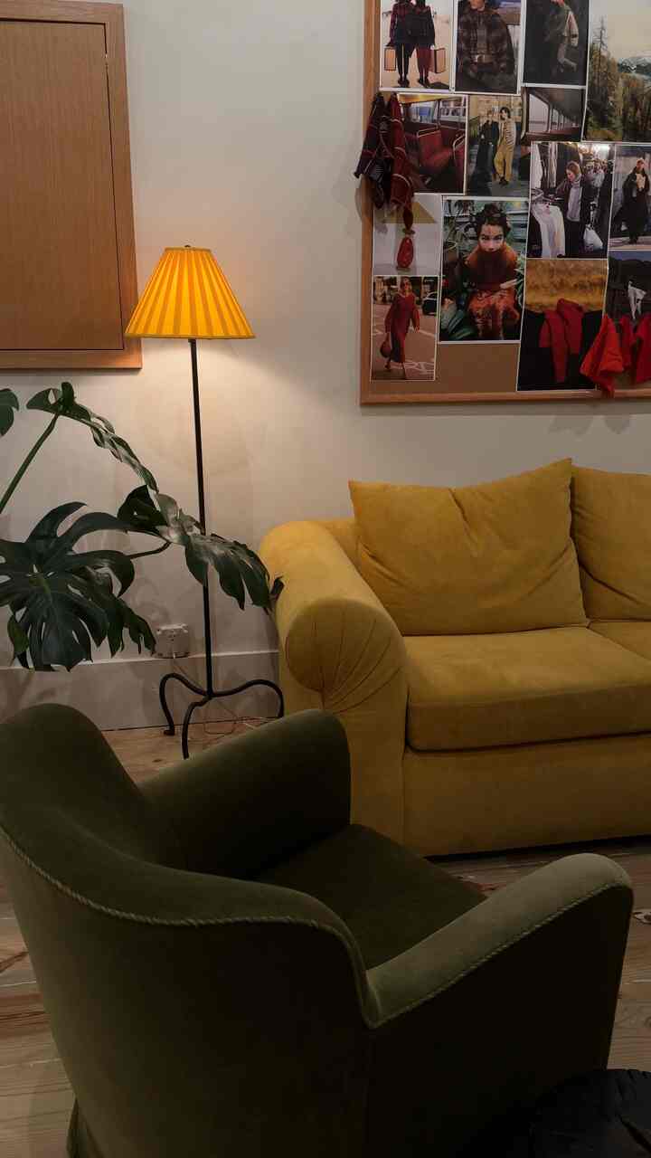 Warm and cozy living room #scandi