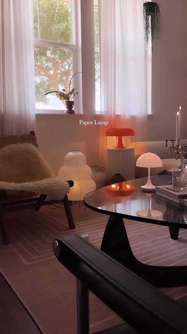 A subtle and stylish paper floor lamp.

The assembly process was simple, and it feels sturdier than expected. It comes with a bulb, so there’s no need to prepare one seperately, and the dimmer allows for adjustable brightness, which is great feature.

This paper floor lamp adds a cozy touch to any space. 

#gift from ohouse
#paperfloorlamp #paperlamp #livingroom #livingroominterior #livingroomdecoration #lightinginterior #lighting #interiorprops #loungechair #stool #midcenturymodern #midcenturymoderninterior #homedecor  