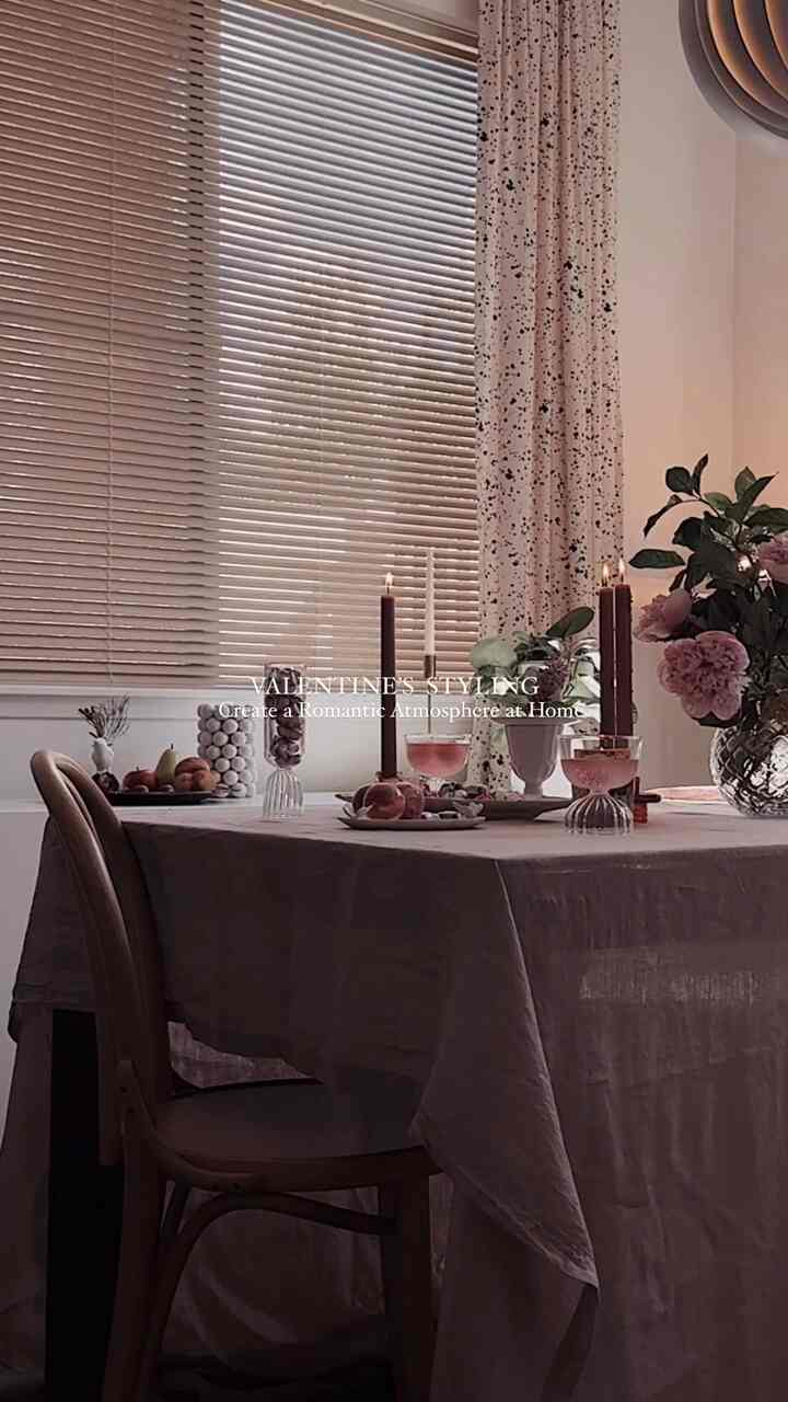 You don’t need too much to set the mood. Let’s create a romantic vibe with small touches!!  Valentine’s styling.


#valentinesday #valentinesdecor #onthetable #diningtable #diningroom #diningroominterior #diningspace #diningchair #tonechair #tablesetting #romantic #flower #flowerinterior #glasscup #candleholder #target #threshold #candle #tapercandle 
