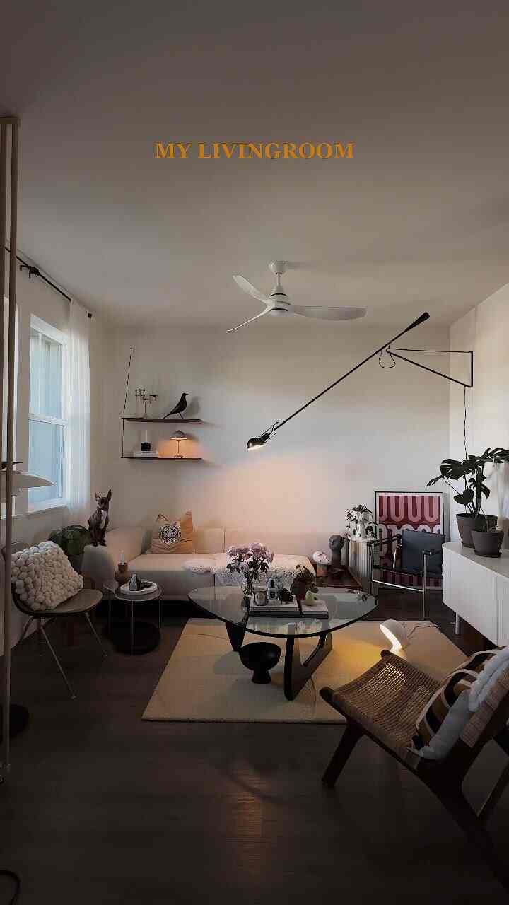 My living room lamp collection.

#livingroom #livingroominterior #livingroomdecoration #lamp #lighting #lightinginterior #homedecor #artemide #andtradition #flos #LouisPoulsen #ceilingfan #sofa #coffeetable #rug 