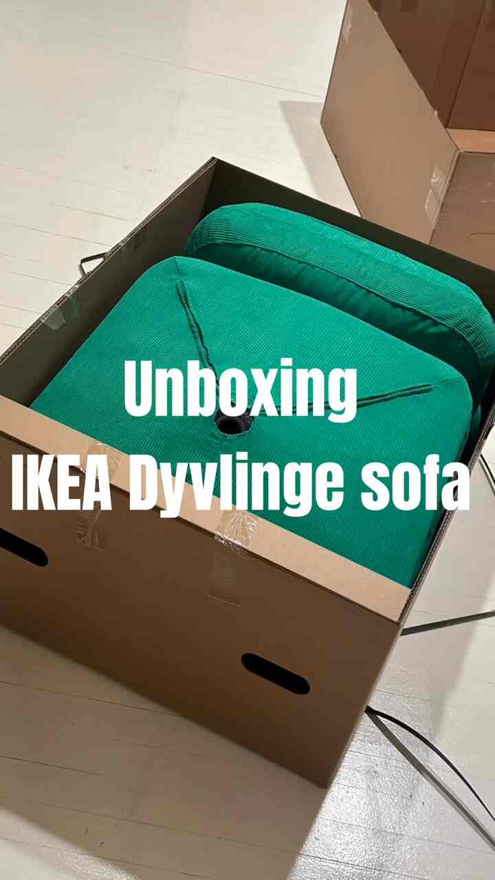 This is my favorite sofa unboxing video!
It's easy and quick to install 💚

#ikea #unboxing #ikeasofa #color #pointcolor