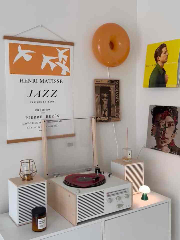 New heart LP ♥️

#sundaymood #lp #truntable #jazz #poster #homebar #simple #ikea #ikealamp