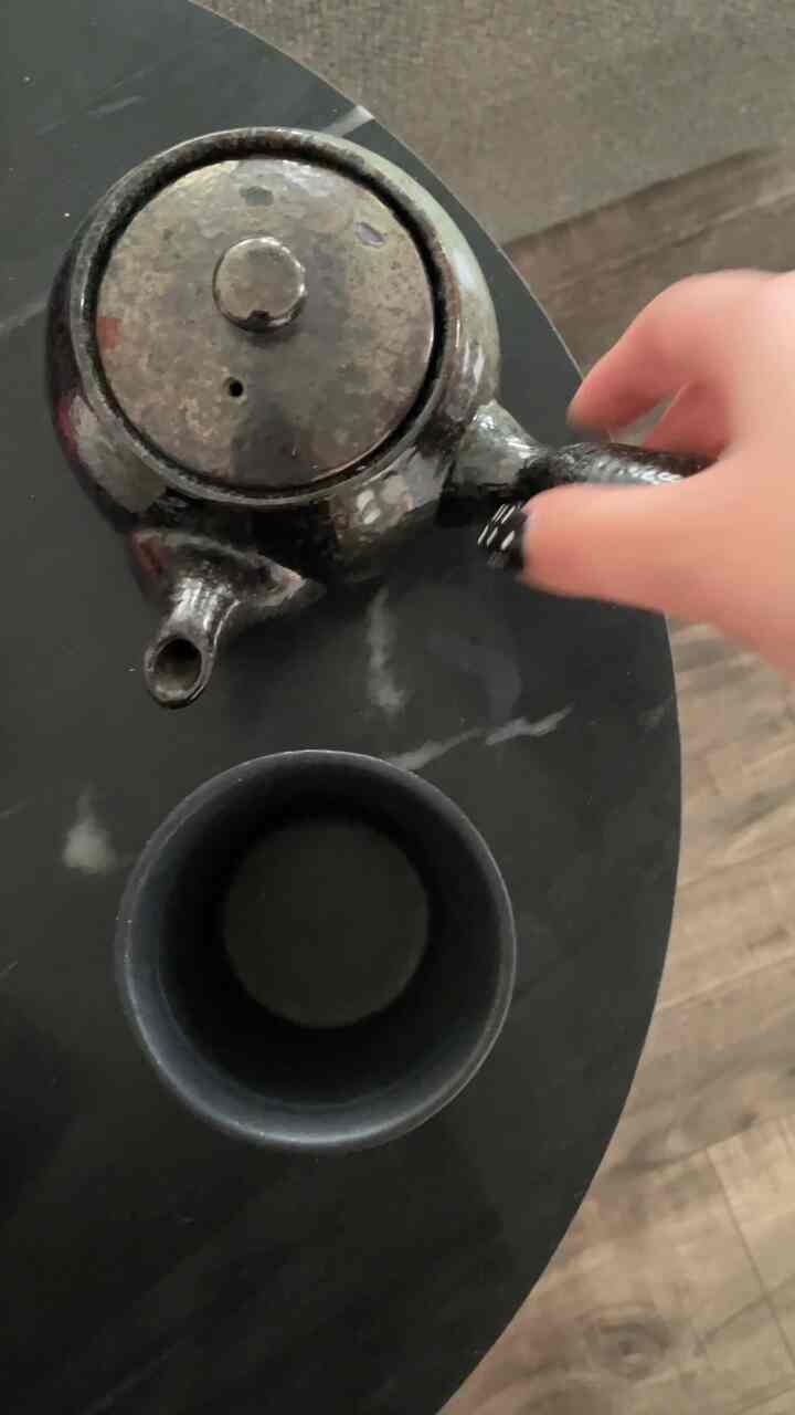 Tea time #marbletable #teaset