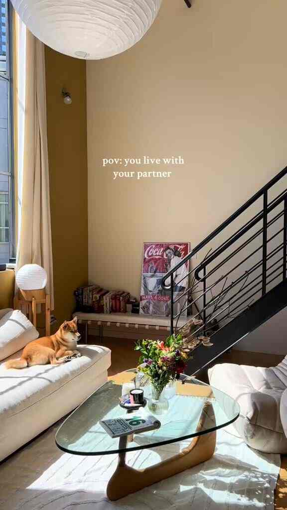 living with your partner #boygirlapartment #roommates #loft