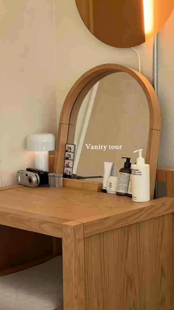 vanity table organization #vanity #organization #japandi