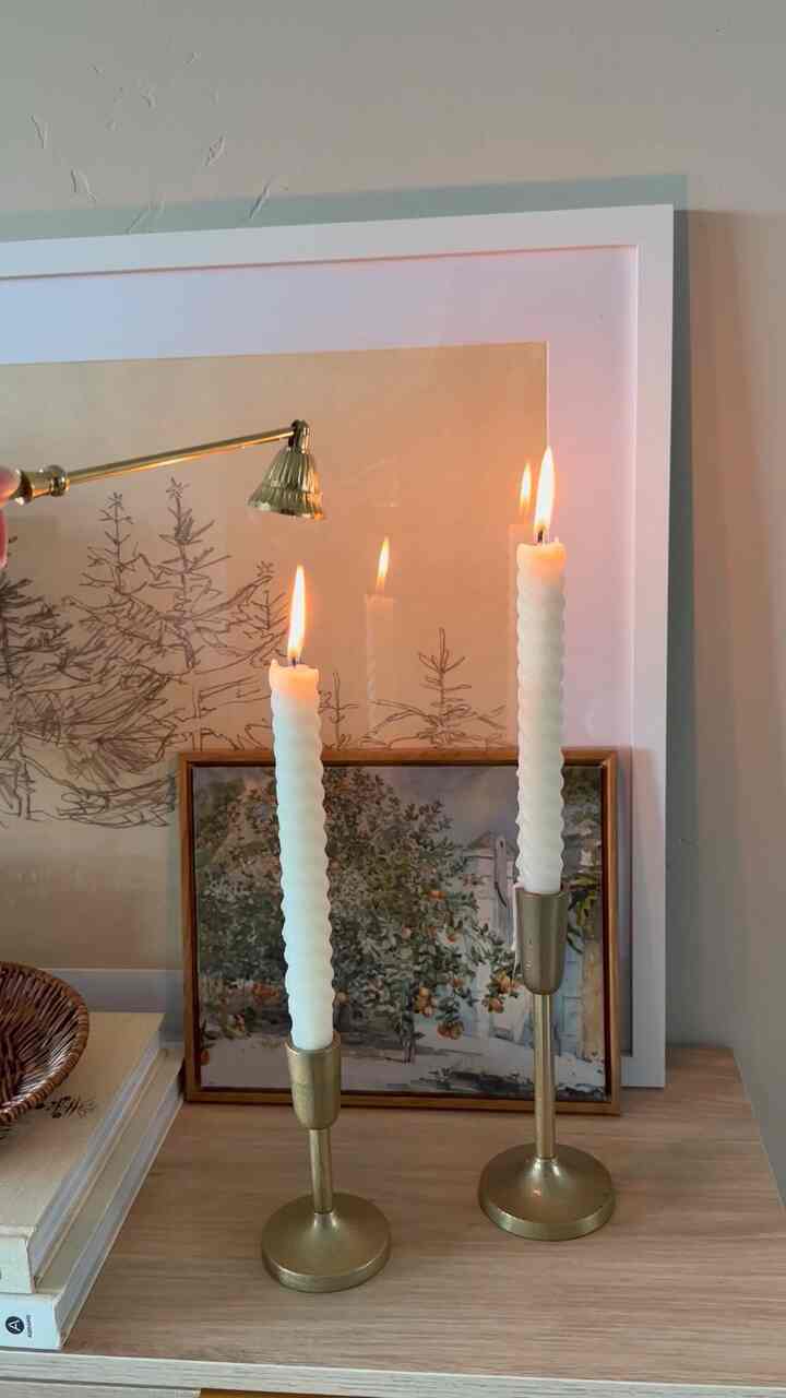 Love these twisted taper candles from Amazon! #candles #tapercandle 