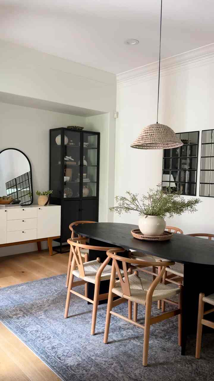 Modern dining room video Inspo. #moderninteriordesign #moderninteriors #organicmodern