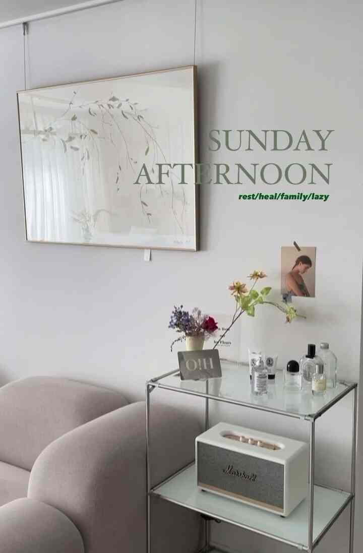 The sunniest time is when I'm resting in the living room.
I decorate my house the way I want,
so I can't help but say that my house is the best even if I go to a hotel ;)
⠀⠀⠀⠀⠀⠀⠀⠀⠀⠀⠀⠀⠀
I guess that's why everyone decorates their houses :-)