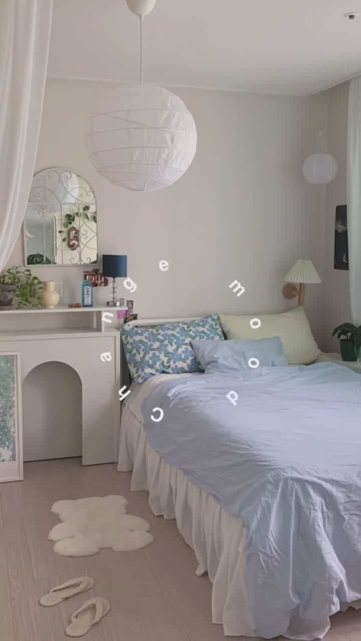 (Sound🆗) Bedroom mood change 🤟🏻

The white bedroom is back again🤍 Because it's summer
Clean, clear, and confident ☁️