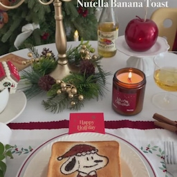 Nutella Banana Toast🎅🏼🍫🍌
간단하게 뚝딱 만들 수 있으면서도
비주얼까지 예쁜 토스트가 왔어요🍞
집에서 흔히 사용하는 주방템 쿠킹호일만 있으면
다양한 모양으로 구워낼 수 있답니다:-D