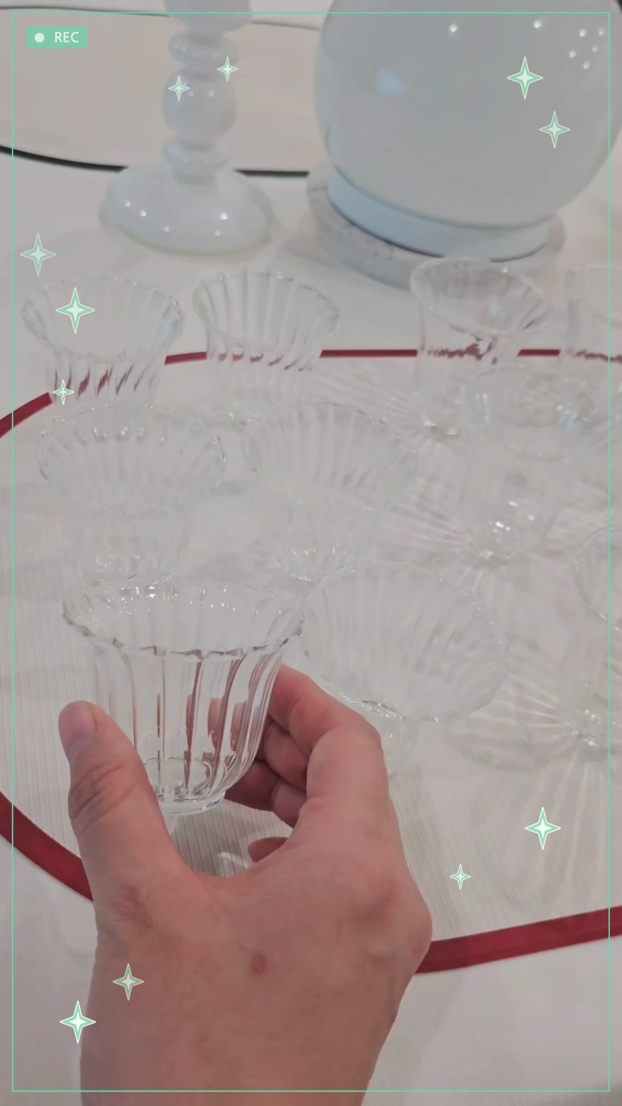 Fluted Ceramic Pedestal Tray user photo