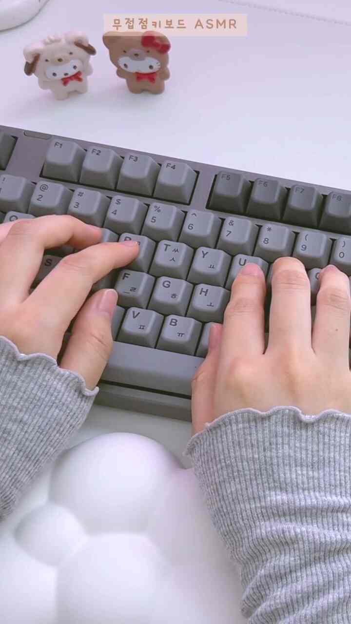 アプコアルミ無接点キーボードASMR꒰⌯Β•・̫•⌯Β꒱♡
ボグルボグル いつ聞いても気持ちいい無接点キーボード音✨
事務用としてとても良いキーボードです！

#ホームスタイルの組み合わせ＃デスクトップセットアップ＃自分のスペース 
