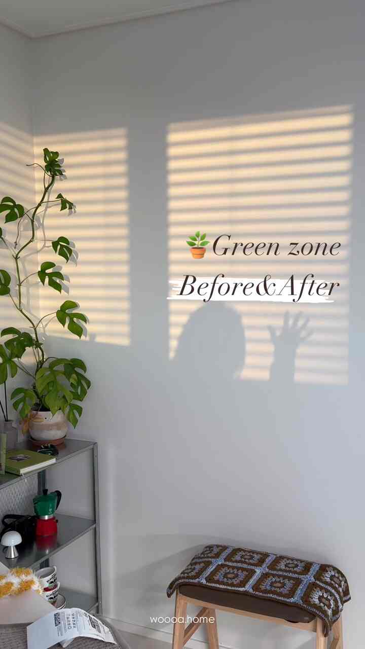 ＃植物部屋📌「これ」一つでメイクオーバー成功🪴
書斎ワンピースに作ったピトンチッドパンパン！植物ゾーン
Before&After どうでしょうか？

#コンスープフィルム 