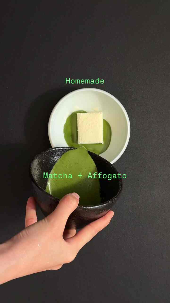 自宅でファインダイニングデザートを楽しむ🍵

暑い夏になるとアイスクリームが一番思います。  #말차아포가토 #말차아이스크림 #홈카페 #집순이 #자취생요리