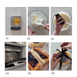 #콘수프기록집 #홈베이킹 #오늘의우리집 
🌿🍰
지난 주말 가족여행 갈 때 직접 구워 가져갔던 
바스크 치즈케이크예요.
예전에 카페를 운영할 때 판매하던 레시피인데,
가족들이 오랜만에 먹고 싶다고 해서 다시 만들어봤어요😊
바스크 치즈케이크는 재료도 간단하고
특별한 데코가 없어도 충분히 근사해서
집에서 도전하기 좋은 케이크 중 하나인 것 같아요 🍰
가족들과 함께 나눠 먹으니 더 맛있었던 주말의 디저트🤍
주말 홈베이킹 메뉴 고민 중이시라면
바스크 치즈케이크 한 번 만들어보세요 :) ✨
[레시피]
크림치즈400g, 설탕90g, 계란120g
생크림200g, 바닐라빈페이스트5g
#수수스홈 #홈메이드디저트 #베이킹도구 #케이크만들기
#오븐추천 #디저트 #치즈케이크 #바스크치즈케이크
#주말일상 #오홈스토랑 #홈카페 #홈파티 #디저트
