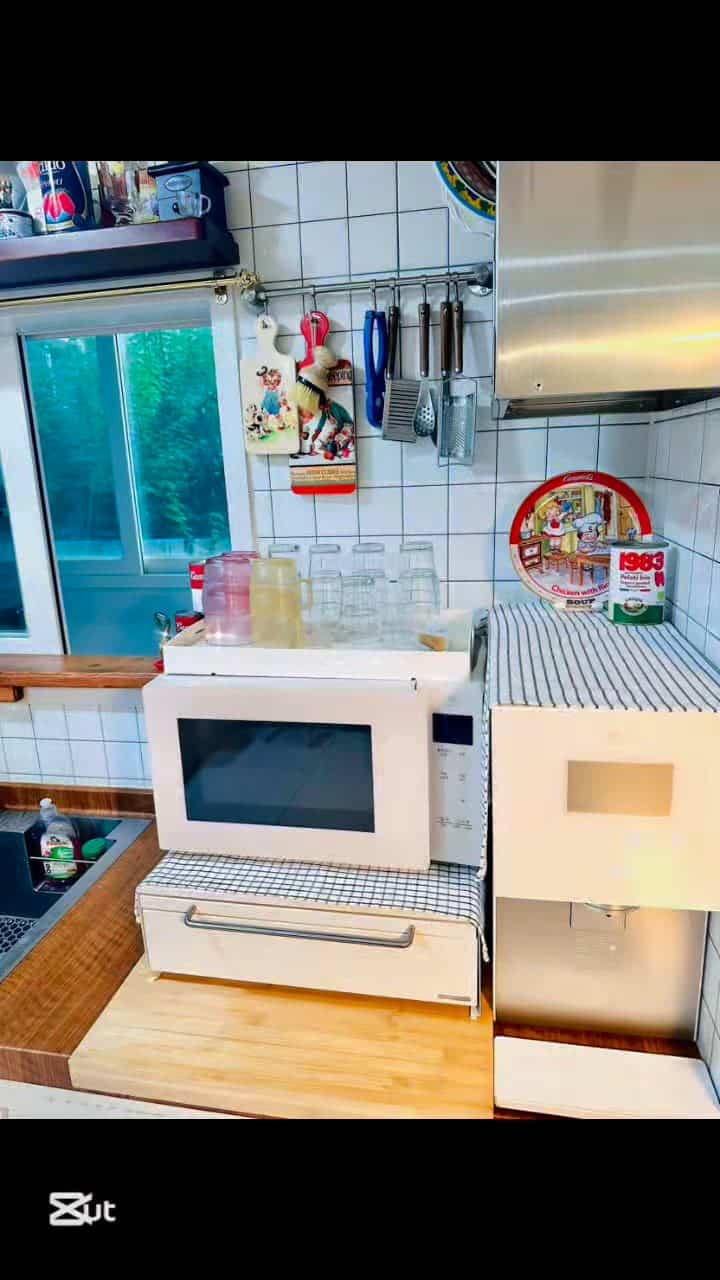 #コンスープ記録集 #インテリアノウハウ
きれいな収納場にぜひぜひ隠す？

＃キッチン収納ボックス