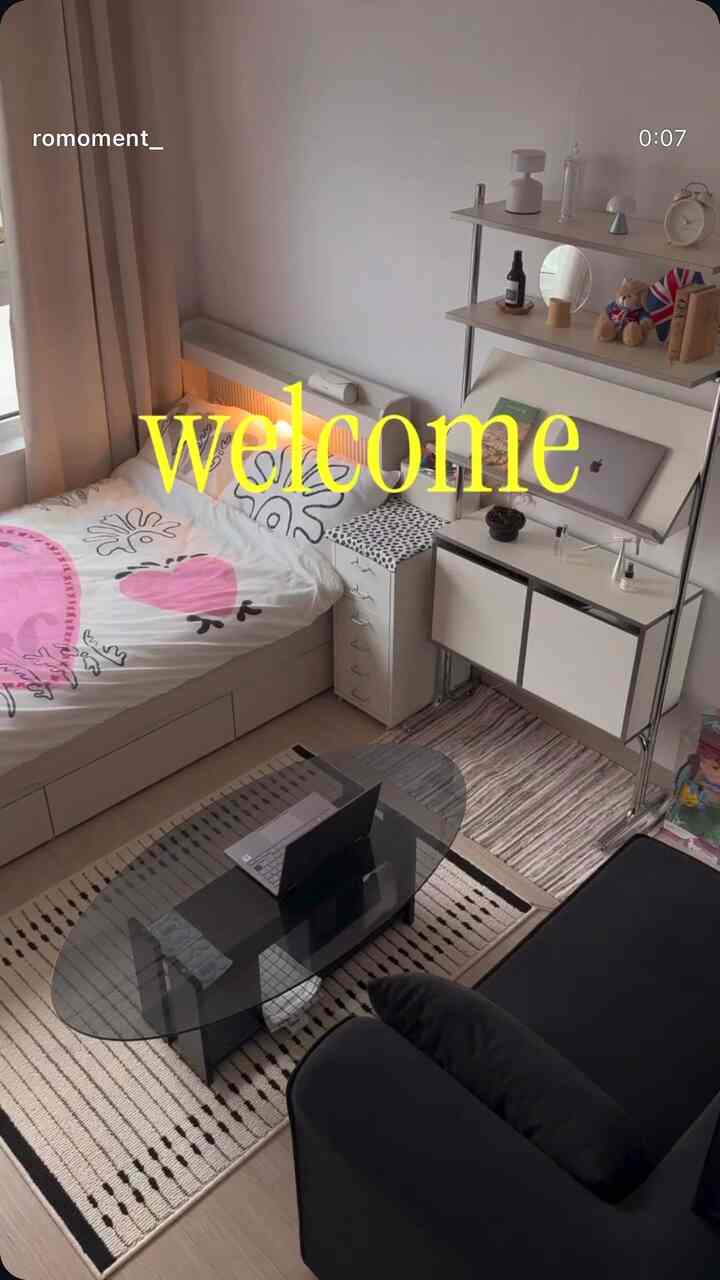 Welcome to my home! ⌂*
天気は曇りですが、今日も平和な我が家♥  #원룸인테리어 #오늘의집 #myroom